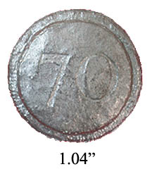 70th Regt Buttons
